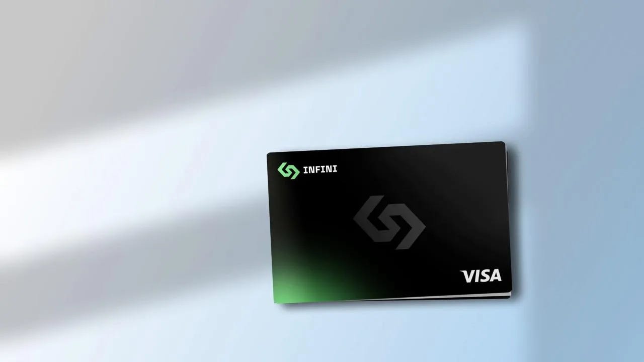 Infini stablecoin card global payments