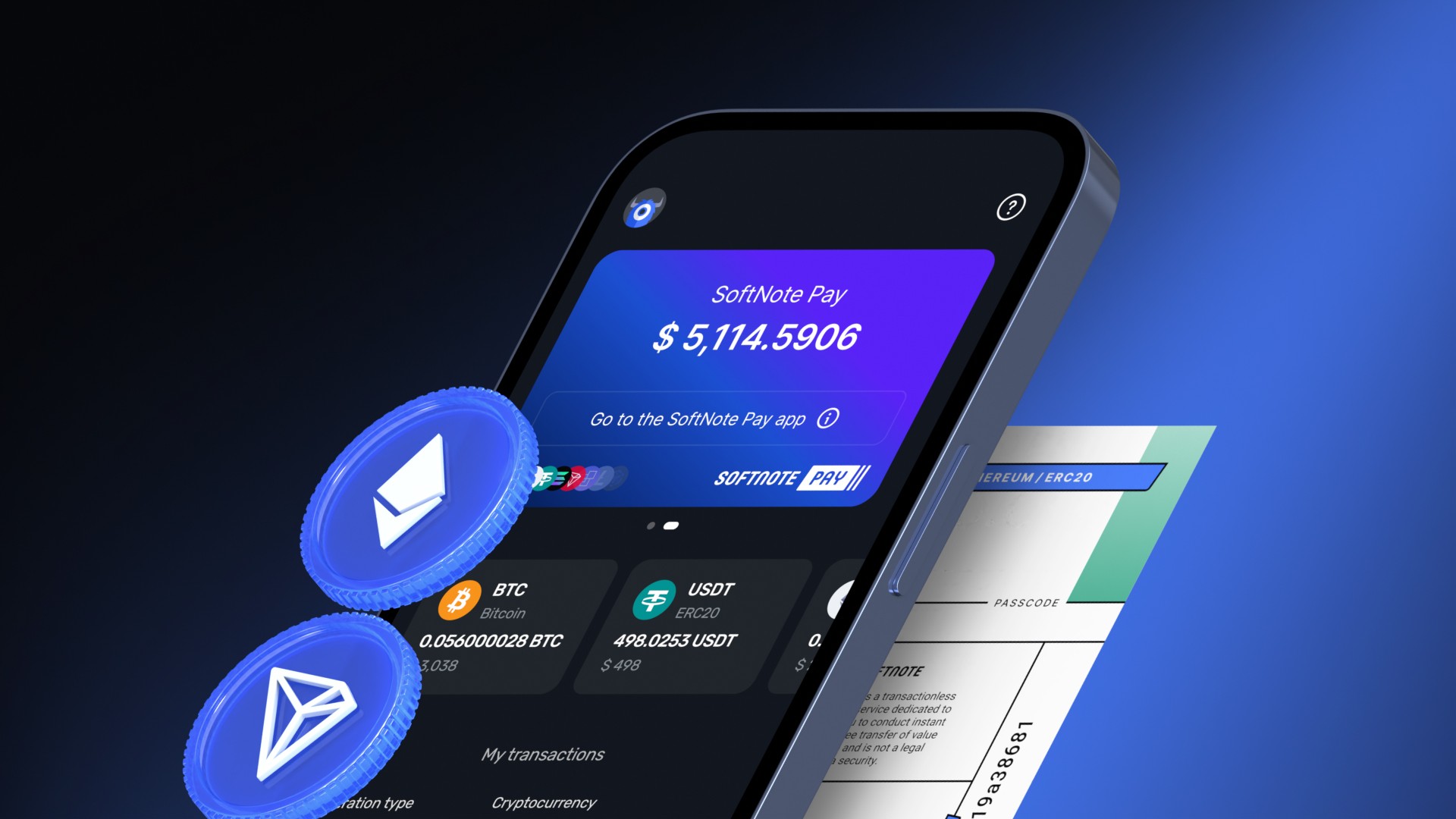 Mt Pelerin privacy crypto on ramp interface