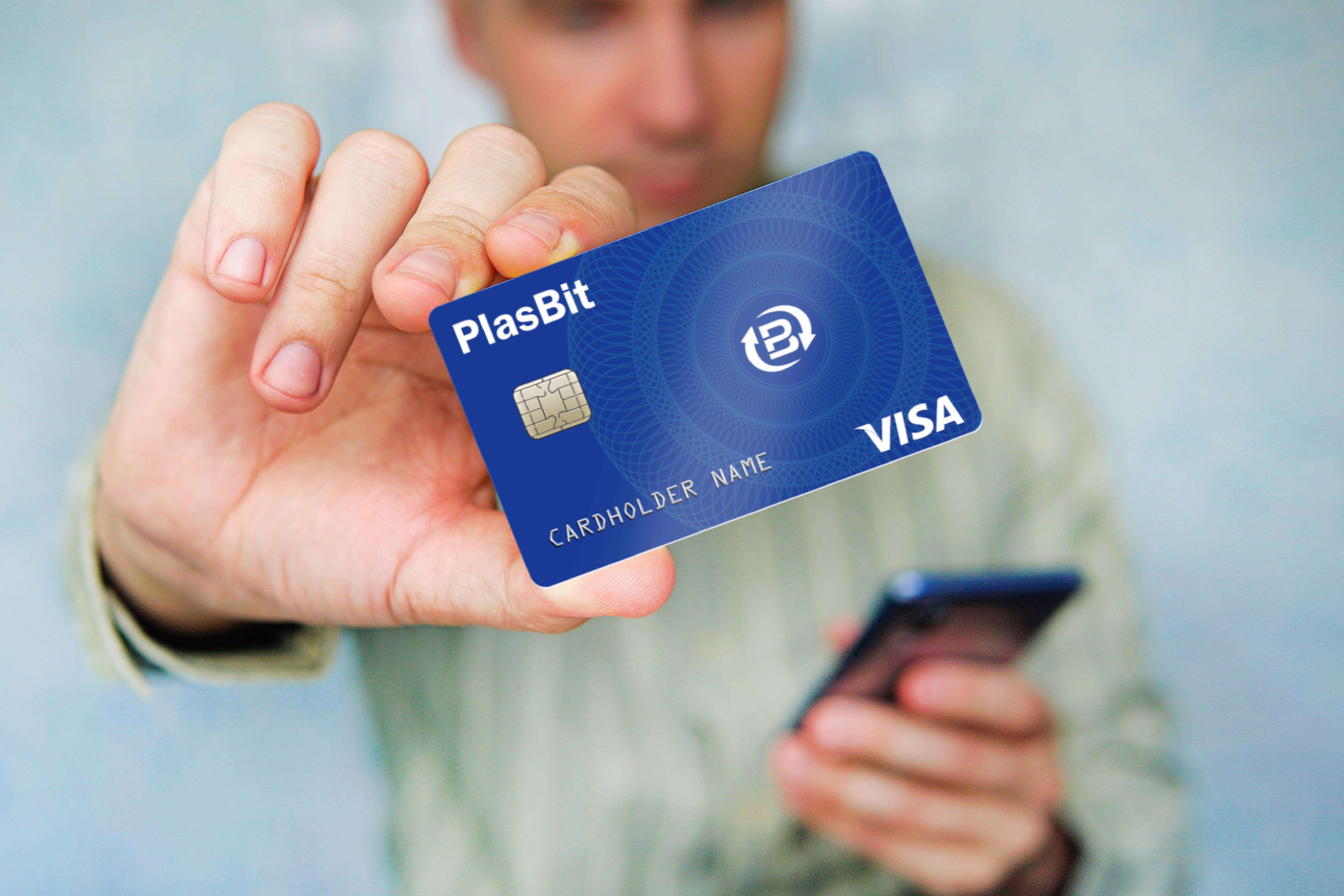PlasBit Anonymous Debit Card