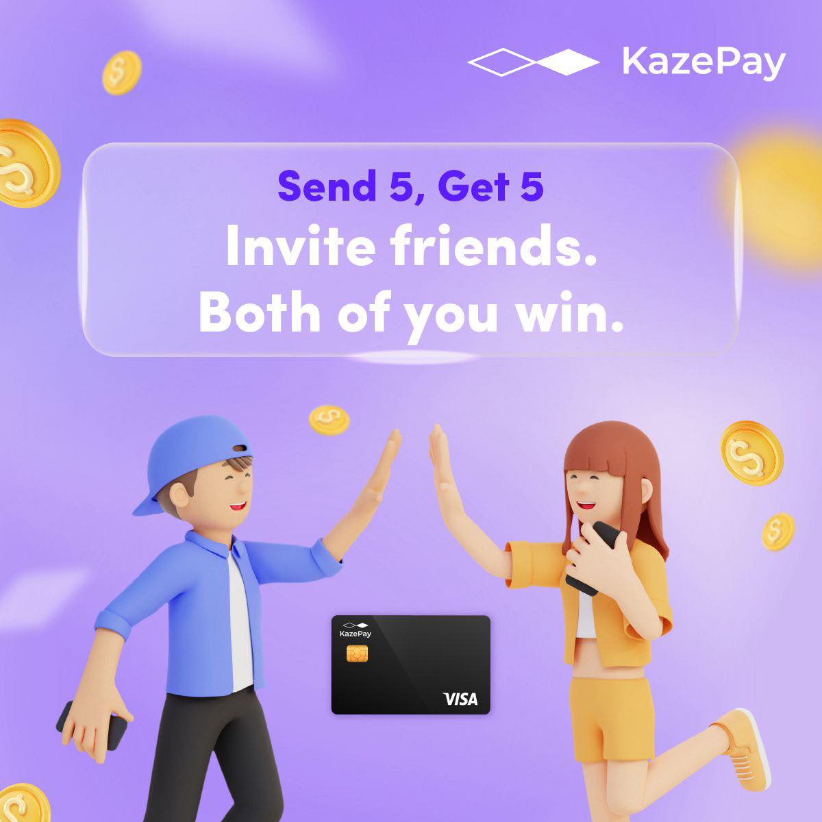 KazePay No-KYC Card Telegram crypto