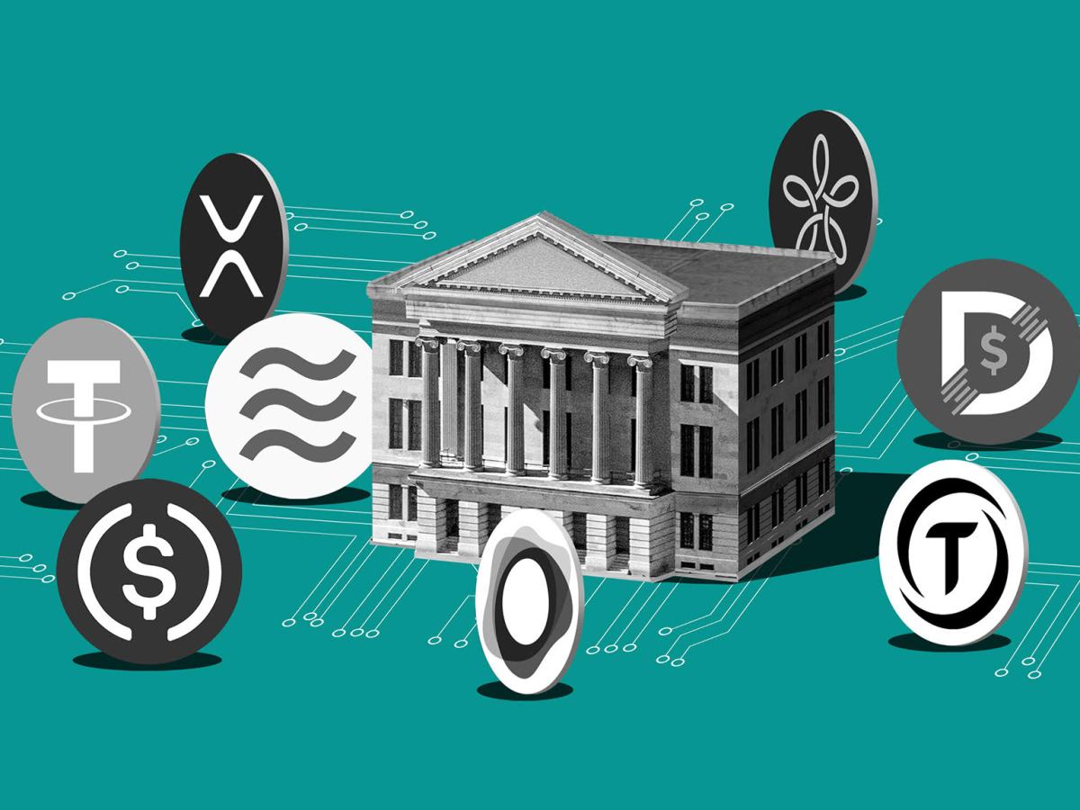 Cautious user navigating stablecoin on/off-ramp services, highlighting common pitfalls like unregulated providers, hidden fees, stability risks, KYC/AML compliance, and liquidity limits
