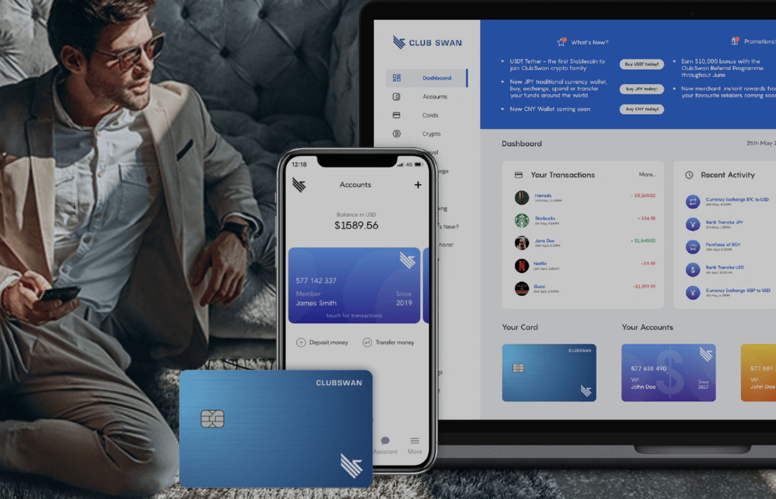 ClubSwan Card stablecoin 2025