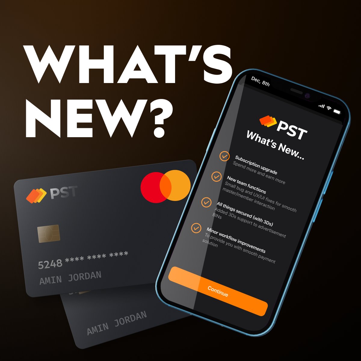 PST.NET crypto virtual card