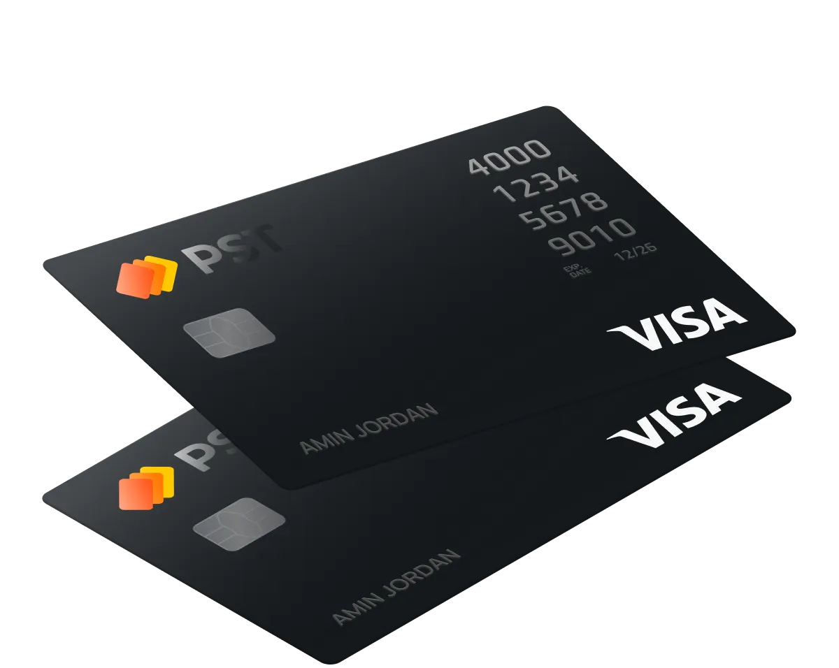 PST.NET virtual debit card
