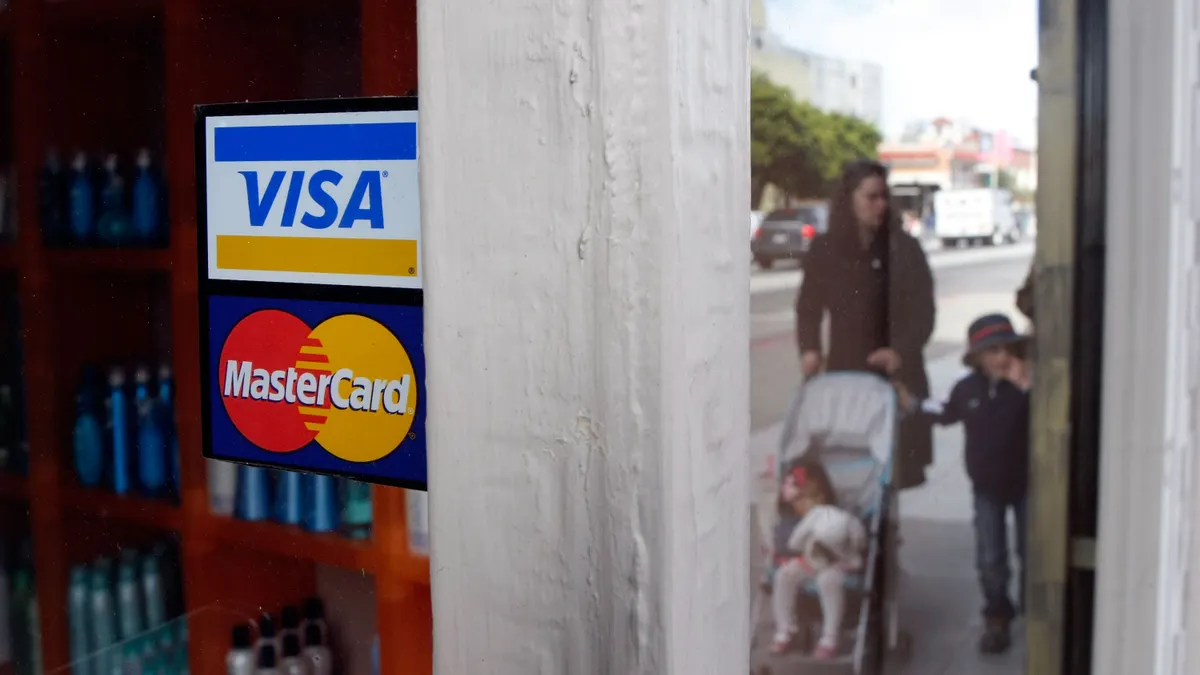stablecoin card payment at retail store